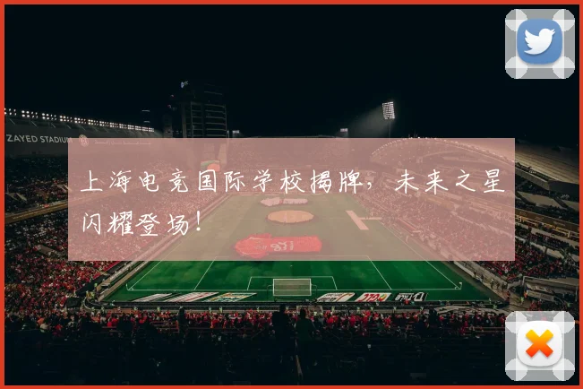 上海电竞国际学校揭牌，未来之星闪耀登场！