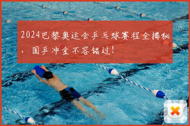 2024巴黎奥运会乒乓球赛程全揭秘,国乒冲金不容错过!